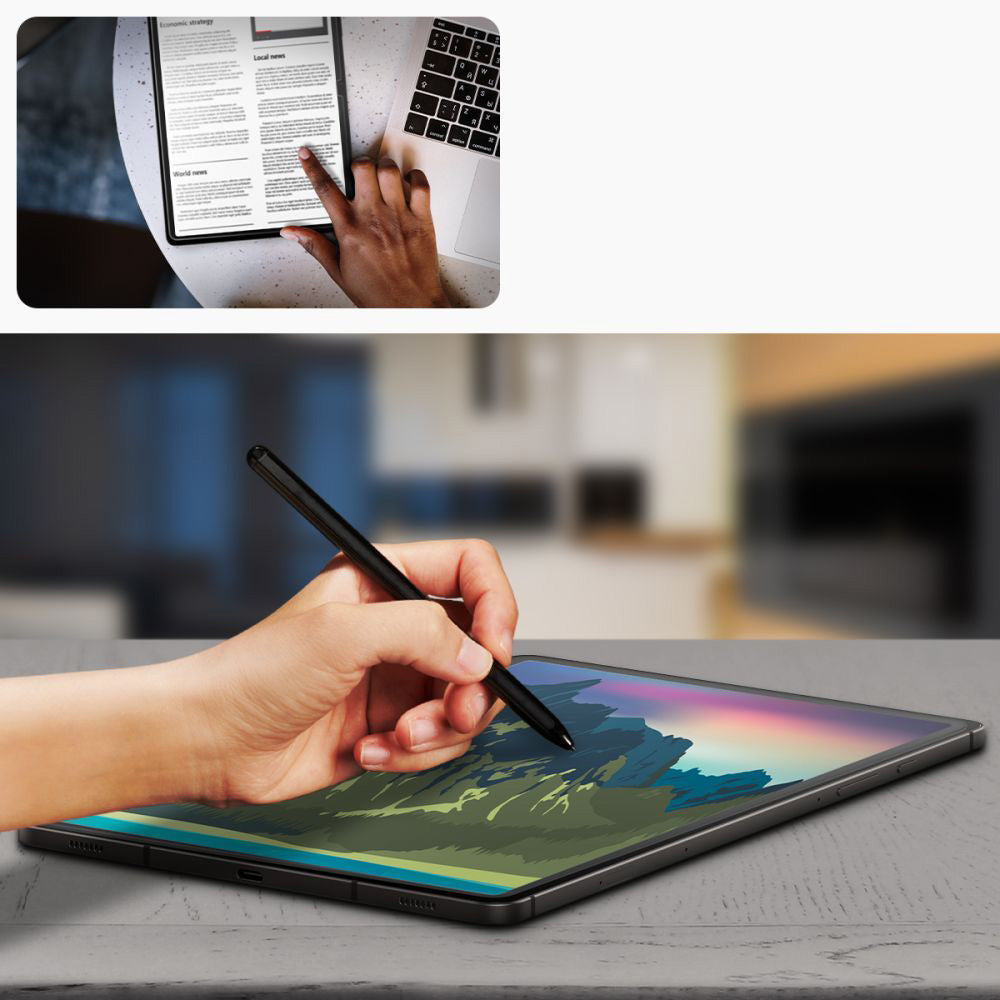 Glas für die Schutzhülle für Galaxy Tab S10 Ultra / S9 Ultra, Spigen Glas.tR EZ Fit 1-Pack