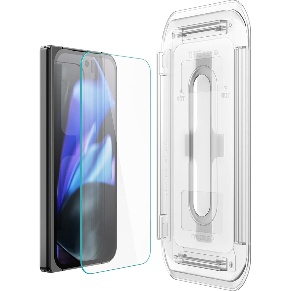 Glas für die Schutzhülle für Google Pixel 9 Pro Fold, Spigen Glas.tR EZ Fit 2-Pack