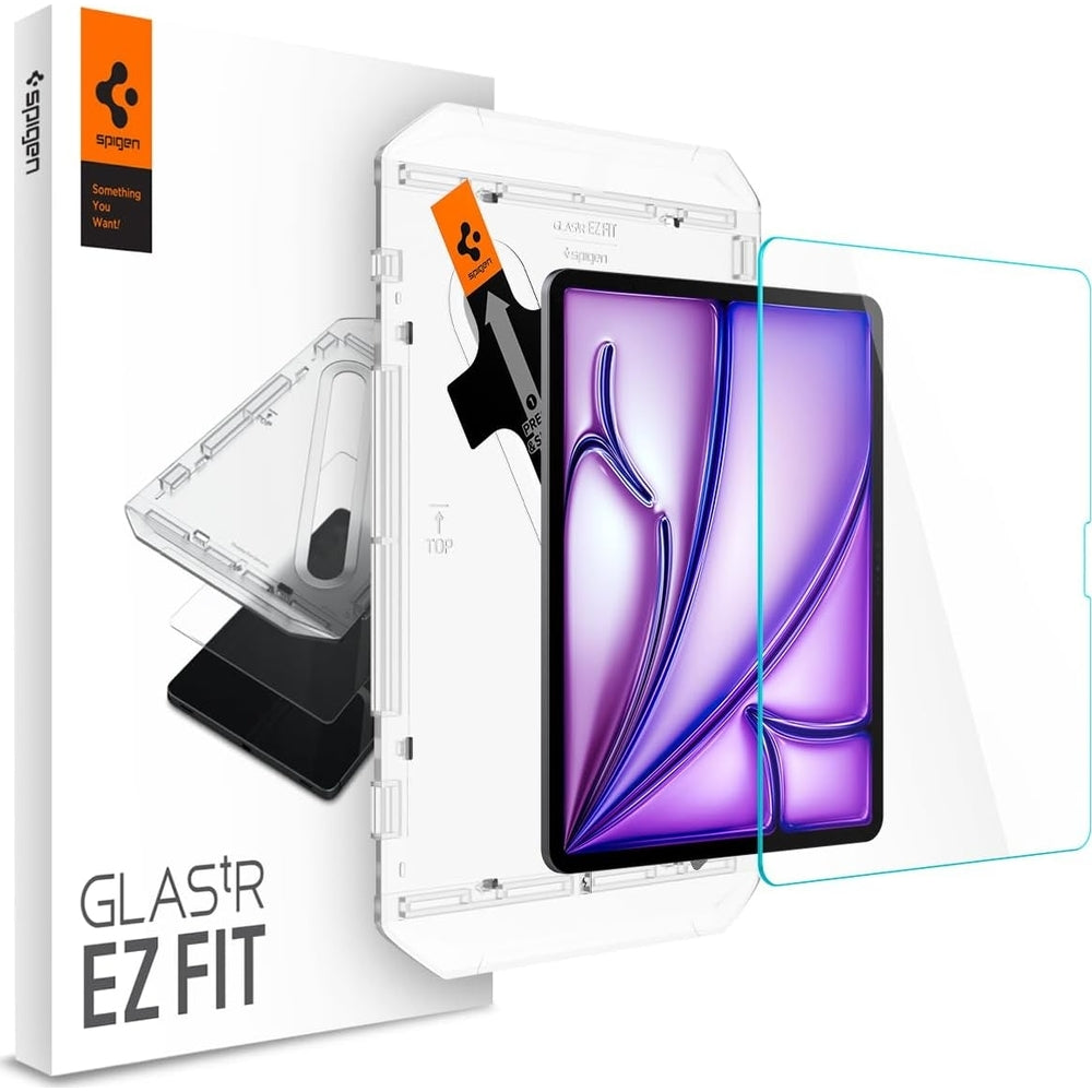Glas für die Schutzhülle für iPad Air 13" 2025 / 2024, Spigen Glas.tR EZ Fit 1-Pack