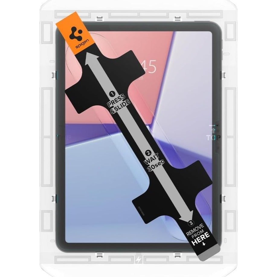 Glas für die Schutzhülle für iPad Air 13" 2025 / 2024, Spigen Glas.tR EZ Fit 1-Pack