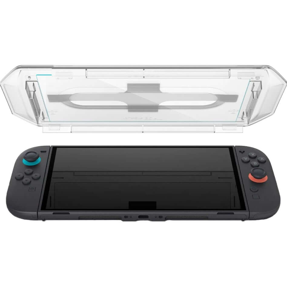 Glas + Applikator für Nintendo Switch 2, Spigen Glas.tR EZ Fit 2-Pack
