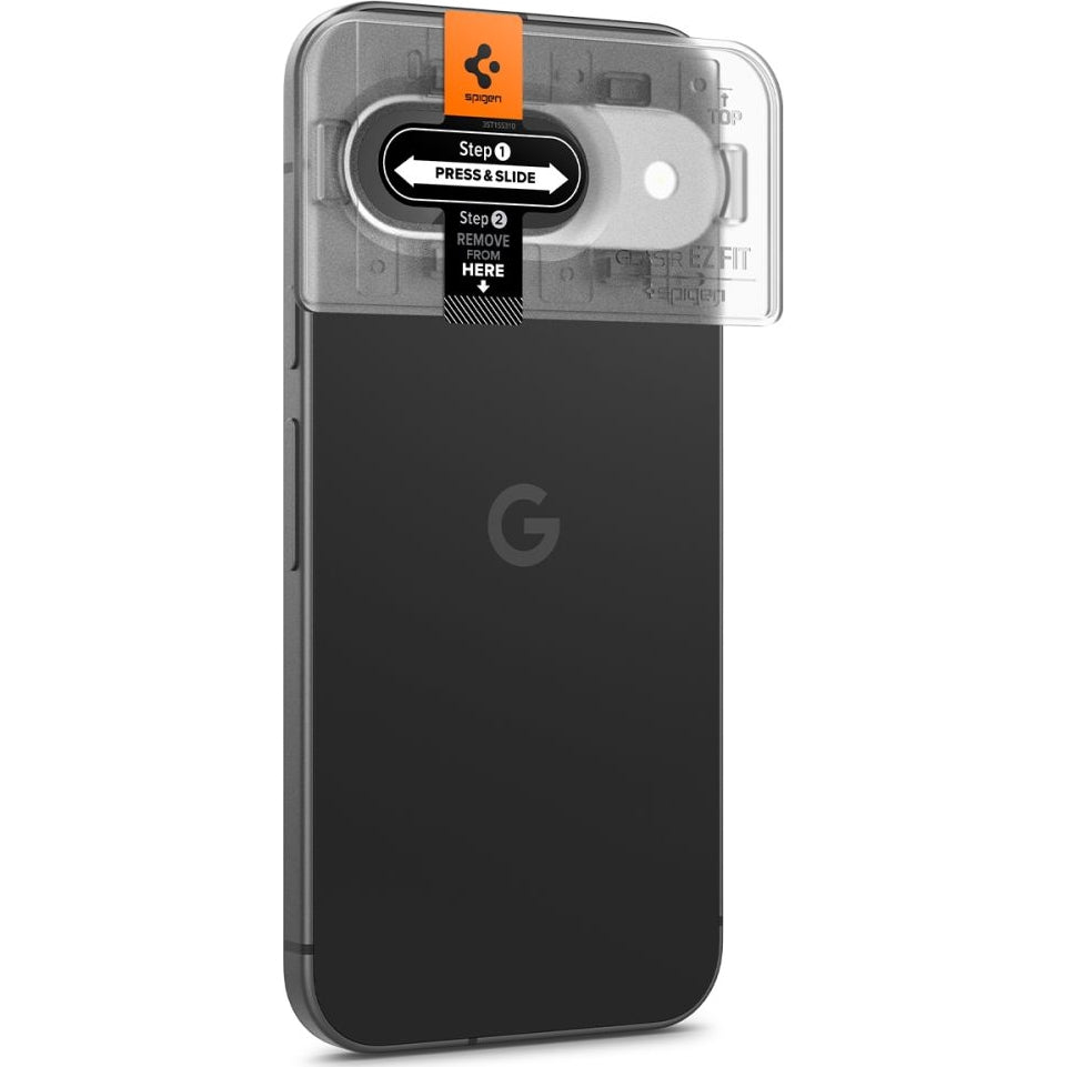 Glas für die Kamera für Google Pixel 9, Spigen Glas.tR Ez Fit Optik 2-Pack, Transparent