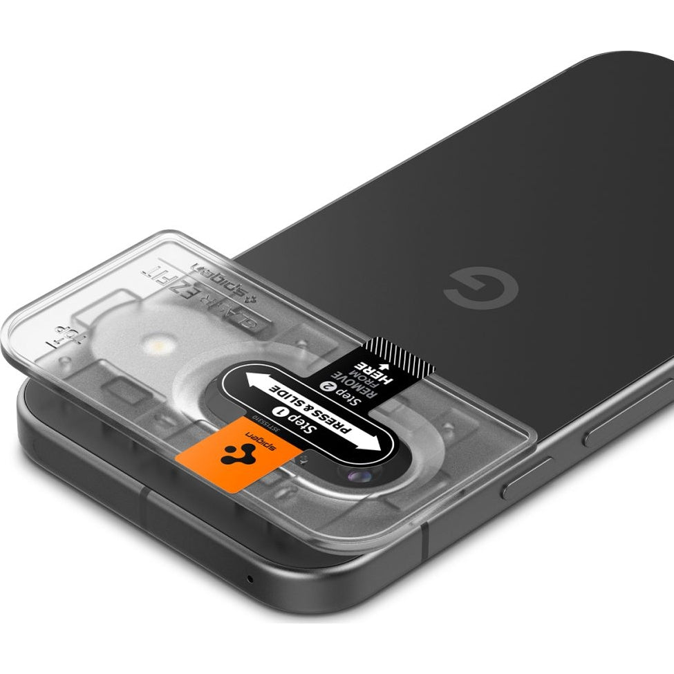 Glas für die Kamera für Google Pixel 9, Spigen Glas.tR Ez Fit Optik 2-Pack, Transparent