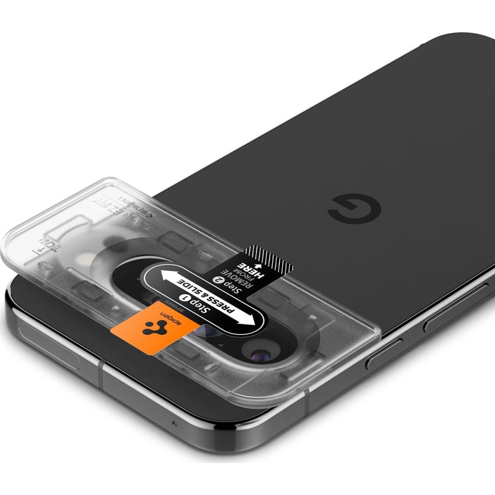 Glas für die Kamera für Google Pixel 9 Pro, Spigen Glas.tR EZ Fit Optik 2-Pack, Transparent