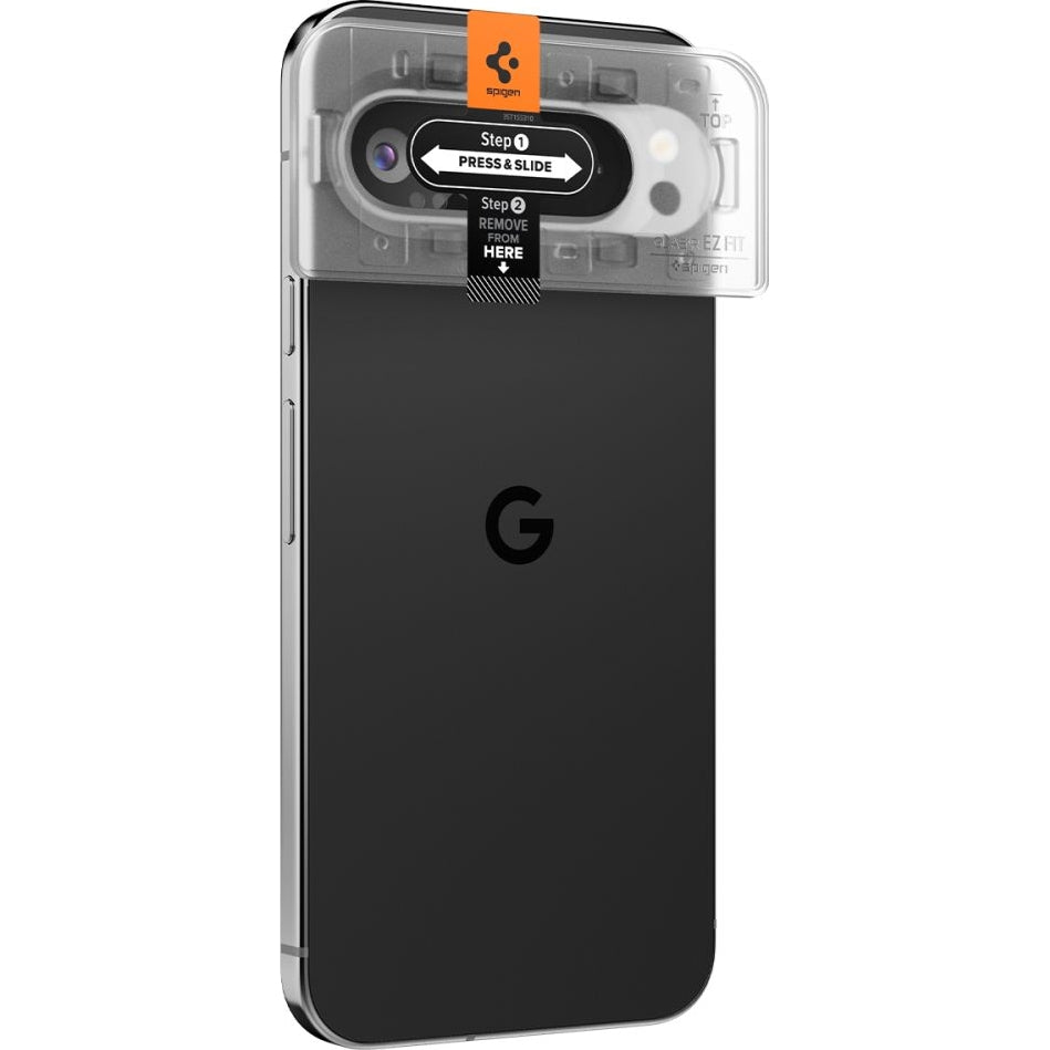 Glas für die Kamera für Google Pixel 9 Pro, Spigen Glas.tR EZ Fit Optik 2-Pack, Transparent