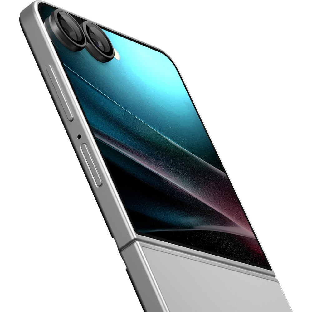 Glas für die Kamera für Galaxy Z Flip7, Spigen Glas.tR EZ Fit Optik Pro 2-Pack, Schwarz