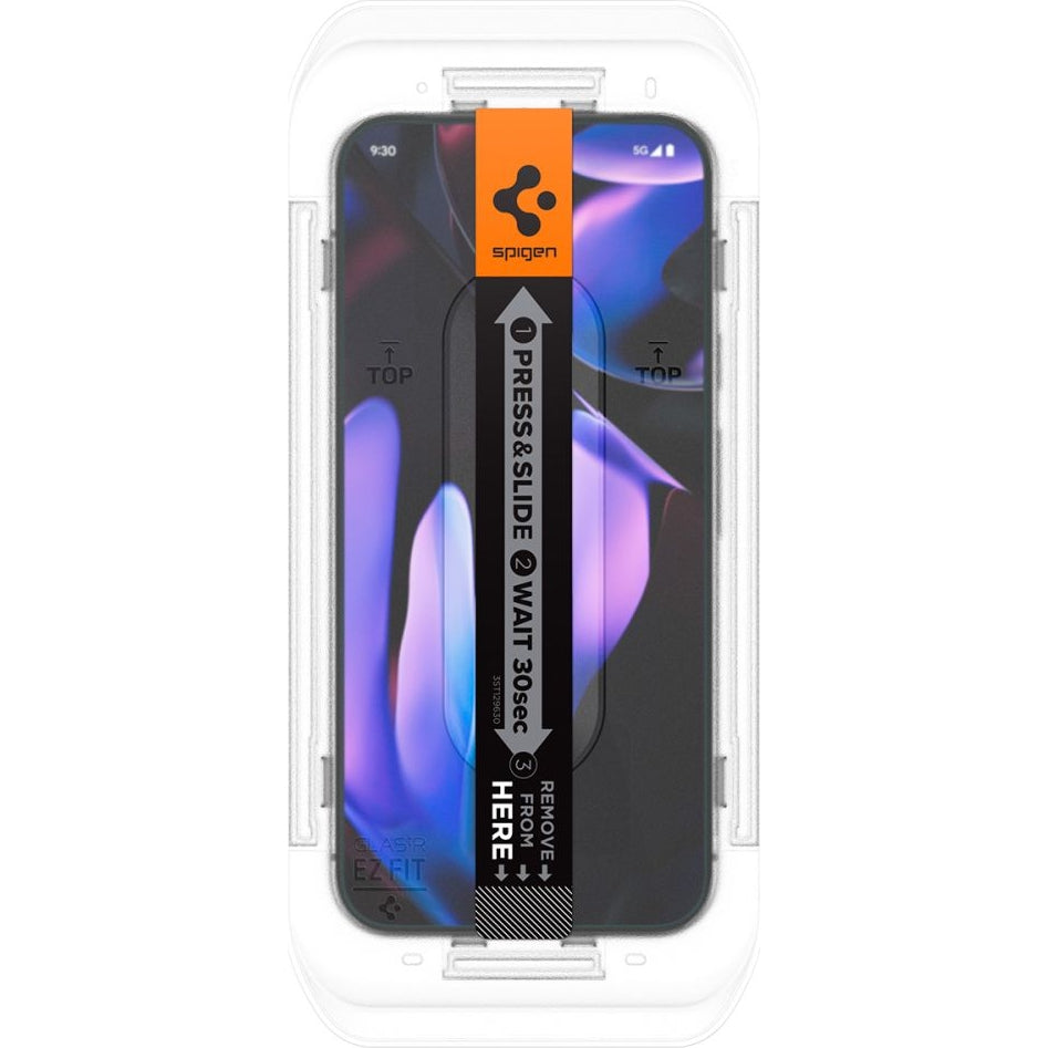 Glas für die Schutzhülle für Google Pixel 10 / 10 Pro / 9 / 9 Pro, Spigen Glas.tR EZ Fit 2-Pack