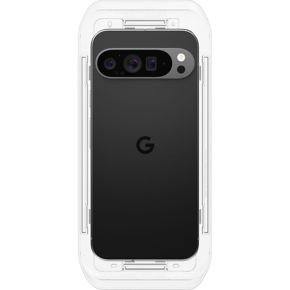Glas für die Schutzhülle für Google Pixel 10 / 10 Pro / 9 / 9 Pro, Spigen Glas.tR EZ Fit 2-Pack