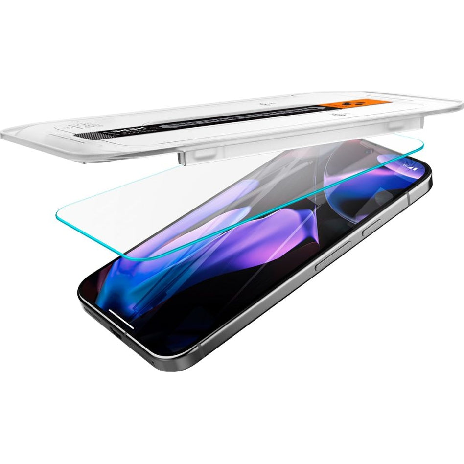 Glas für die Schutzhülle für Google Pixel 10 / 10 Pro / 9 / 9 Pro, Spigen Glas.tR EZ Fit 2-Pack