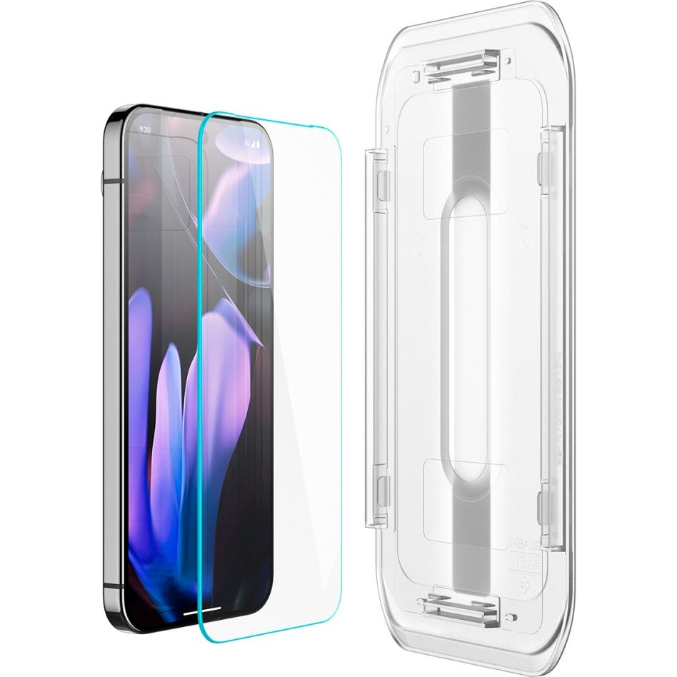Glas für die Schutzhülle für Google Pixel 10 / 10 Pro / 9 / 9 Pro, Spigen Glas.tR EZ Fit 2-Pack