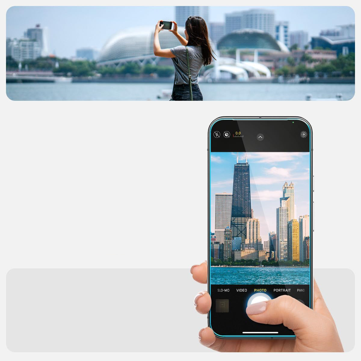 Glas für die Schutzhülle für Google Pixel 10 / 10 Pro / 9 / 9 Pro, Spigen Glas.tR EZ Fit 2-Pack