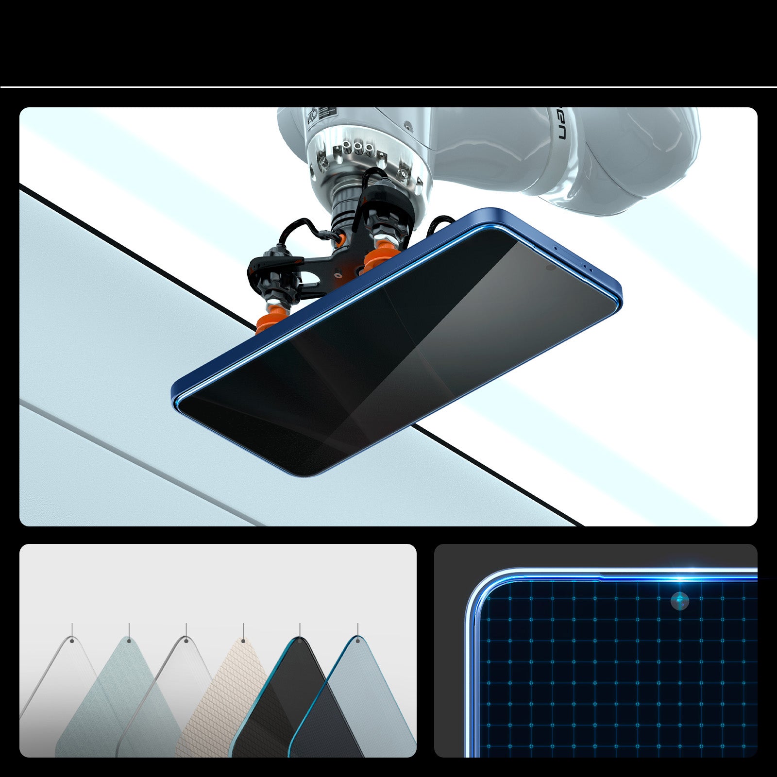 Samsung Galaxy S25 Plus with Spigen Glas.tR EZ Fit Privacy for screen protection and visibility features.