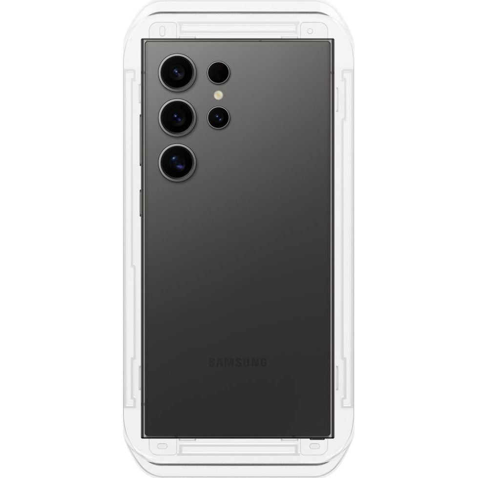 Glas für die Schutzhülle für Galaxy S24 Ultra, Spigen Glas.tR EZ Fit Privacy 2-Pack