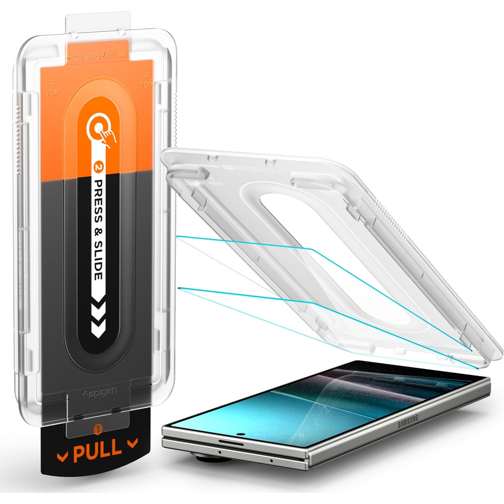 Glas für die Handyhülle für Galaxy Z Fold7, Spigen Glas.tR EZ Fit 2-Pack
