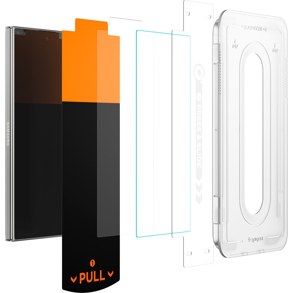 Glas für die Handyhülle für Galaxy Z Fold7, Spigen Glas.tR EZ Fit 2-Pack