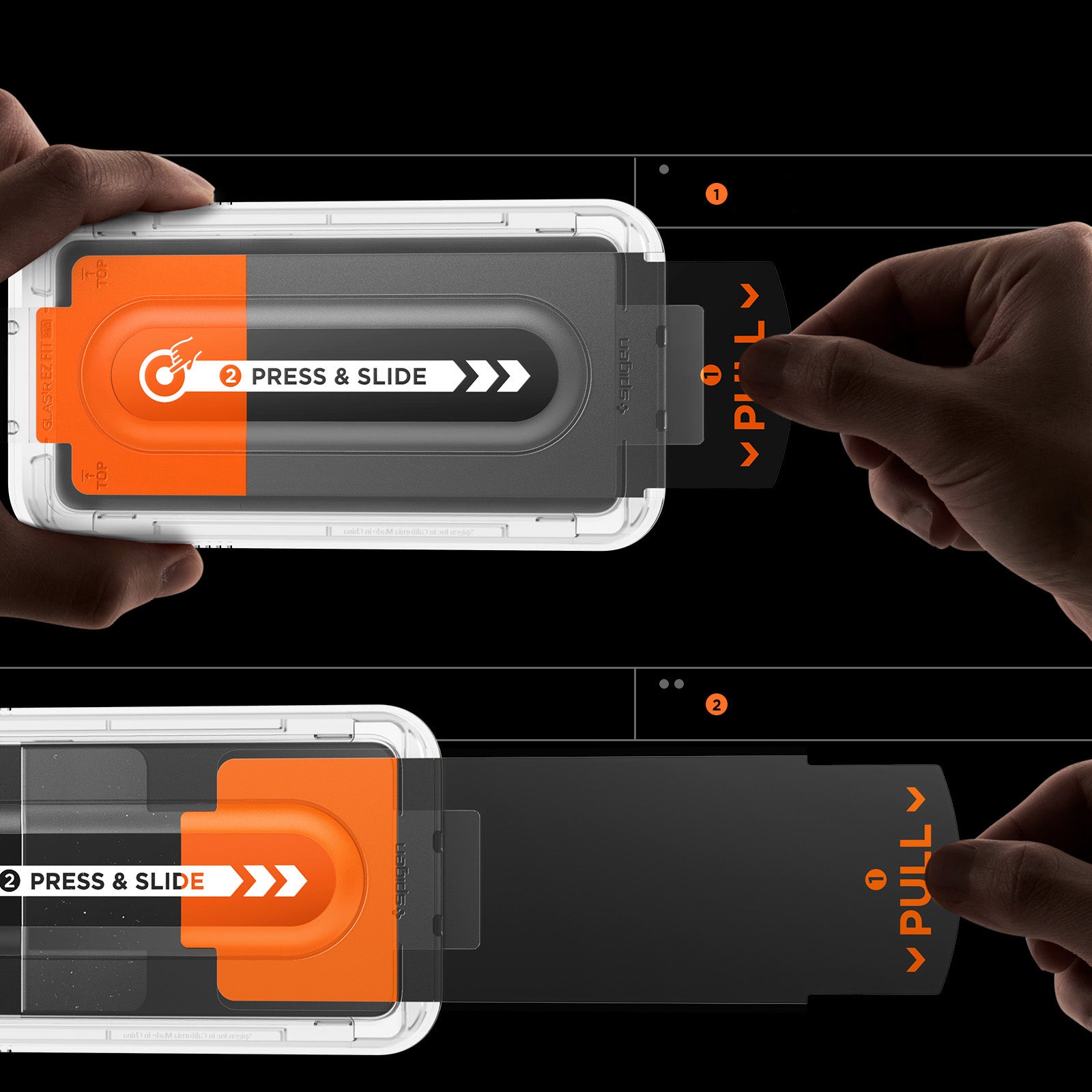 Glas für die Handyhülle für Galaxy Z Fold7, Spigen Glas.tR EZ Fit 2-Pack