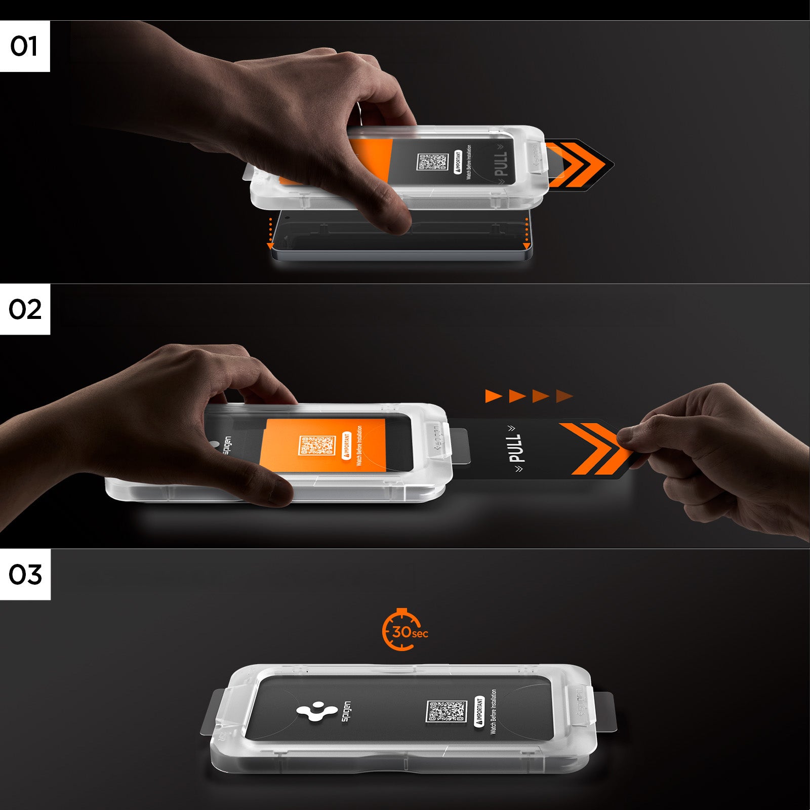 Glas + Applikator für Galaxy S26, Spigen Glas.tR EZ Fit Pro (AC) Privacy 2-Pack