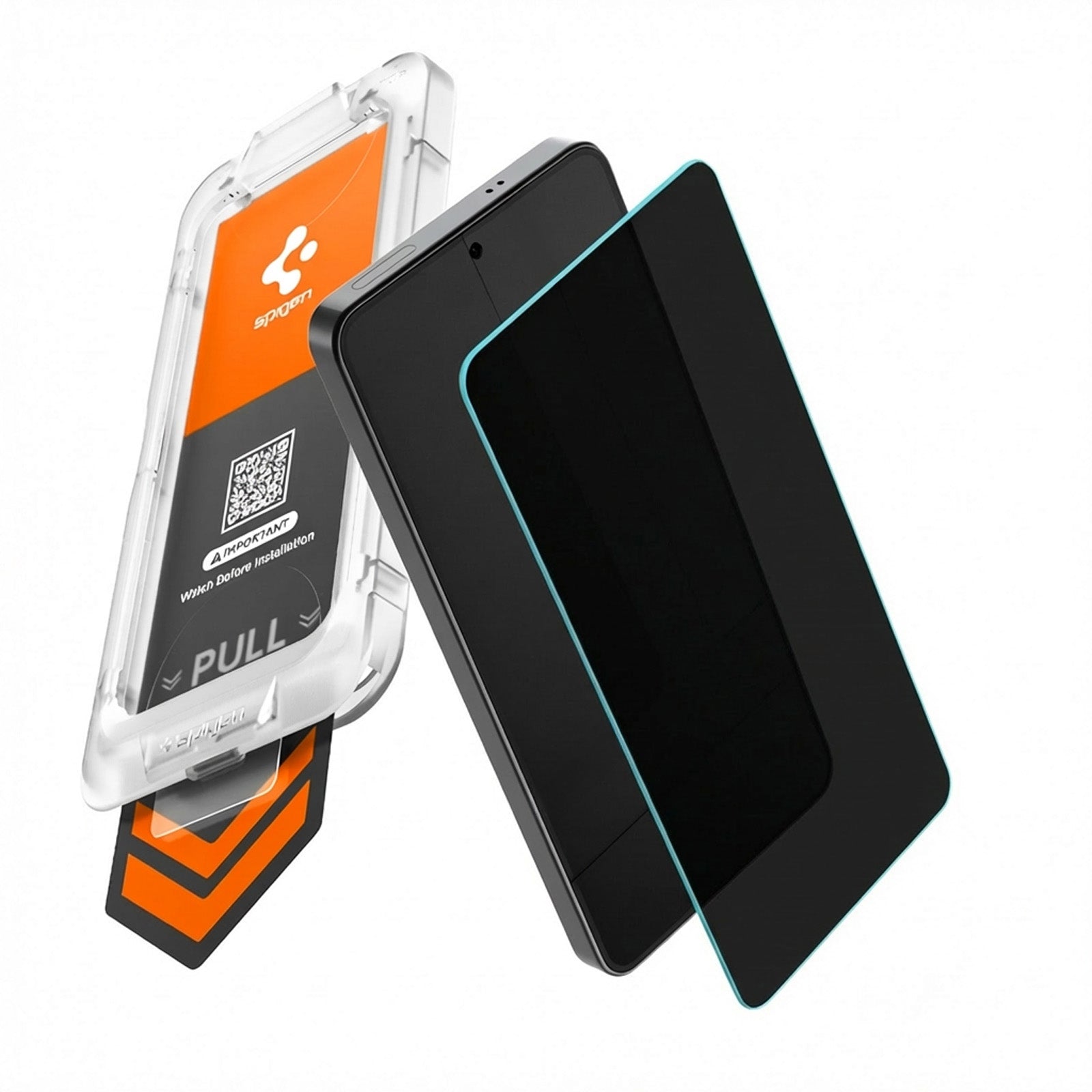 Glas + Applikator für Galaxy S26 Plus, Spigen Glas.tR EZ Fit Pro (AC) Privacy 1-Pack