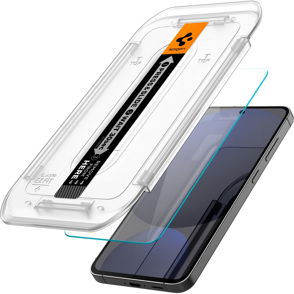 Glas für Galaxy S24 FE / A56 5G, Spigen Glas.tR EZ Fit 2-Pack