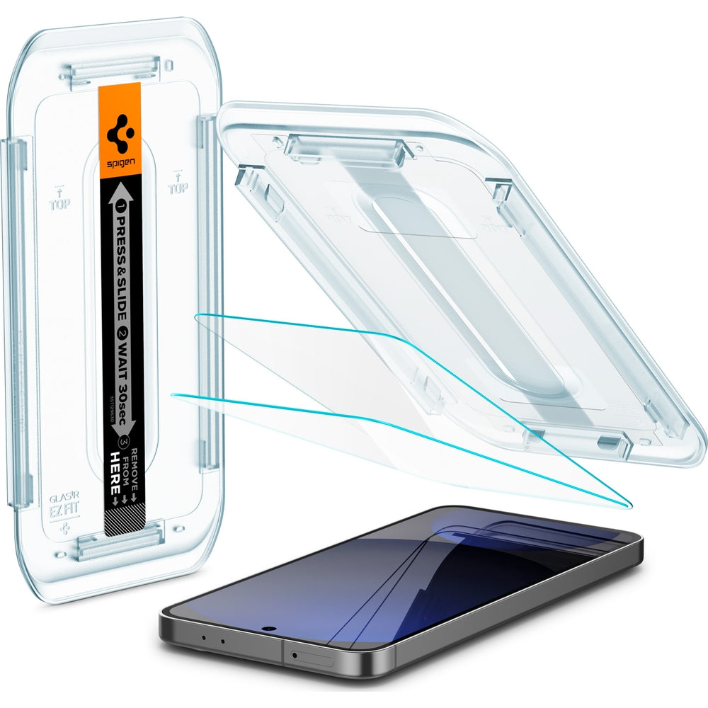 Glas für Galaxy S24 FE / A56 5G, Spigen Glas.tR EZ Fit 2-Pack