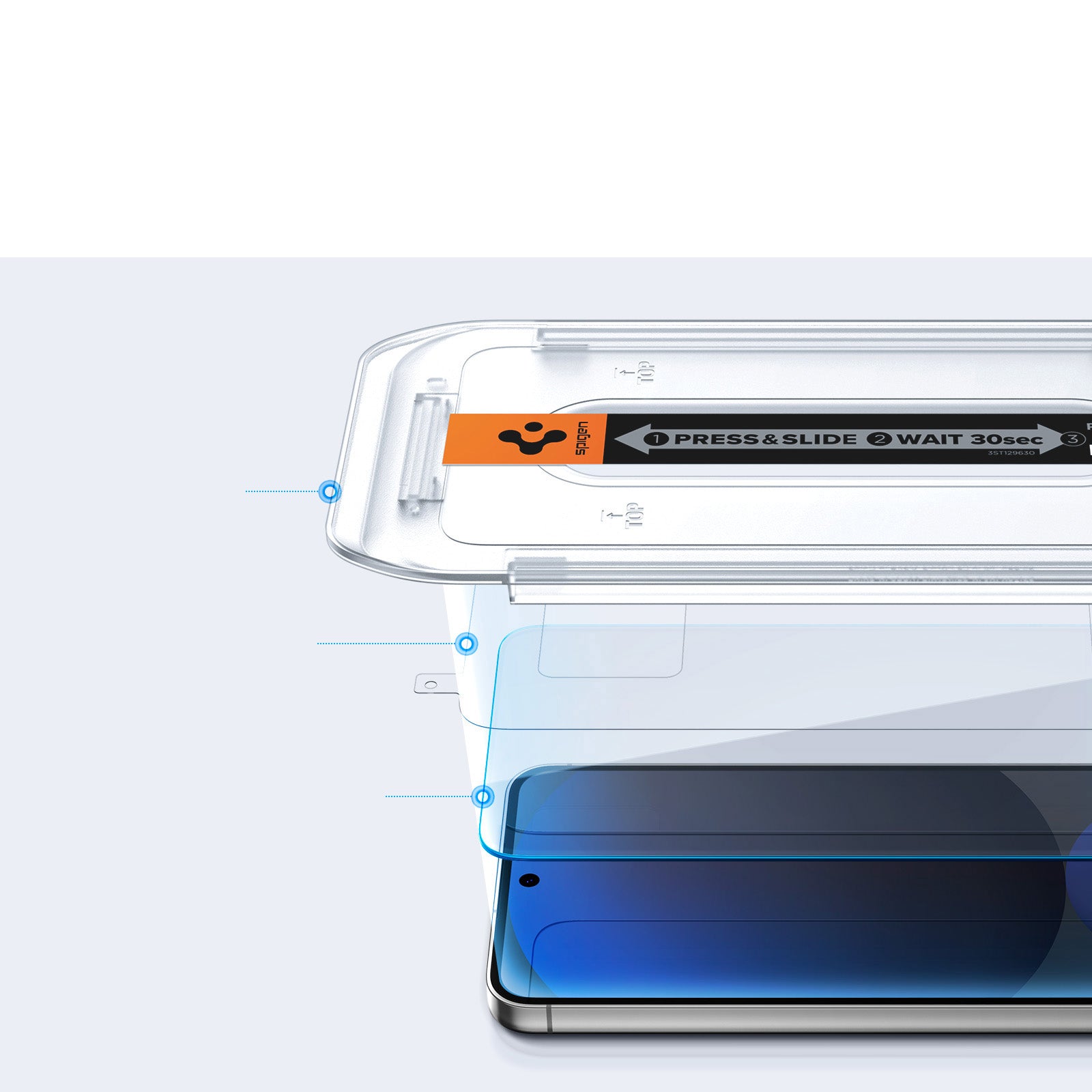 Glas für Galaxy S24 FE / A56 5G, Spigen Glas.tR EZ Fit 2-Pack