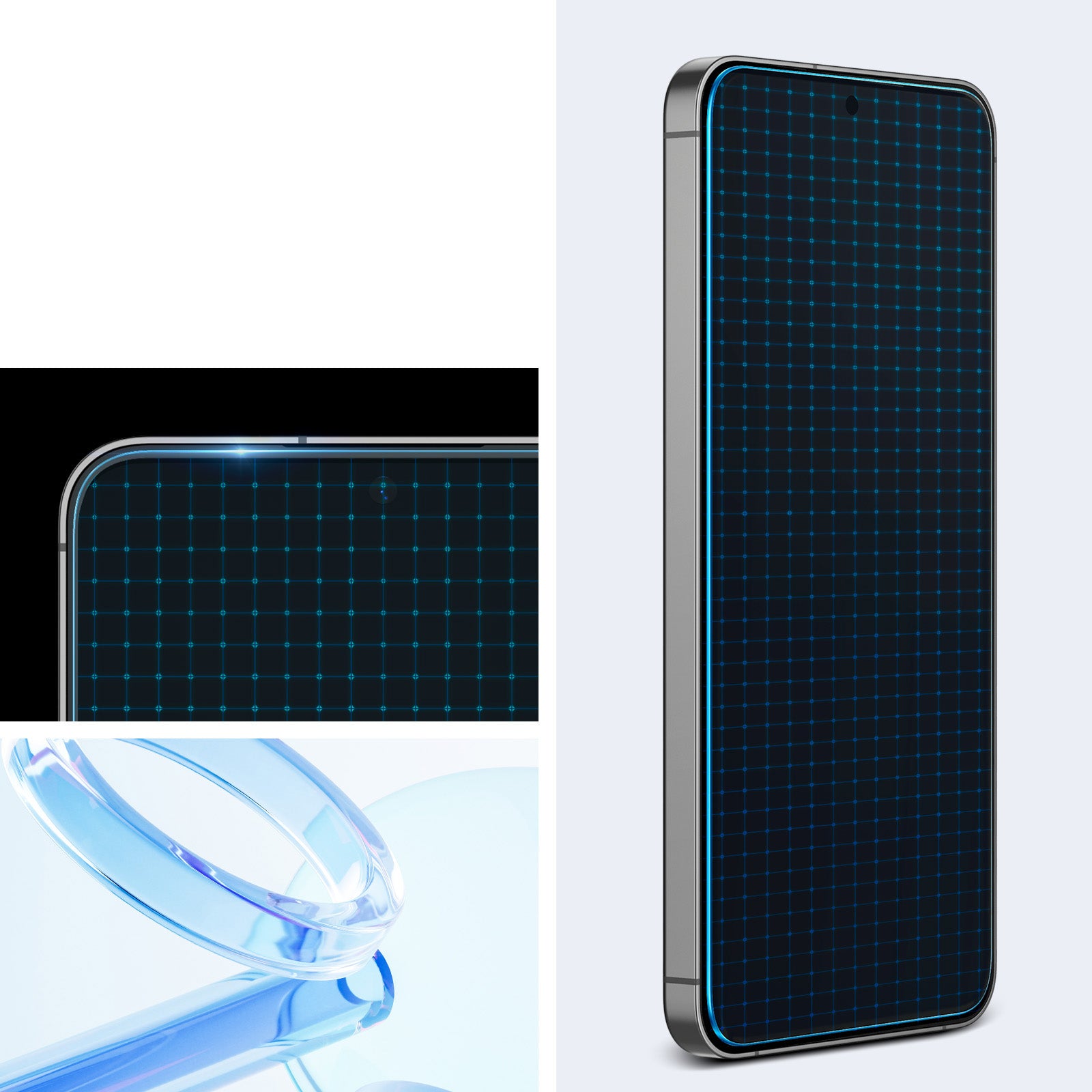 Glas für Galaxy S24 FE / A56 5G, Spigen Glas.tR EZ Fit 2-Pack