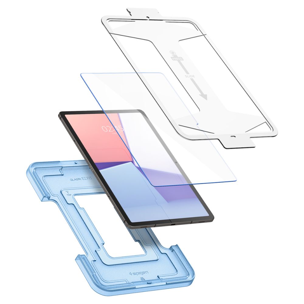 Glas für die Schutzhülle für Galaxy Tab S10 FE / S9 FE / S9, Spigen Glas.tR EZ Fit 1-Pack