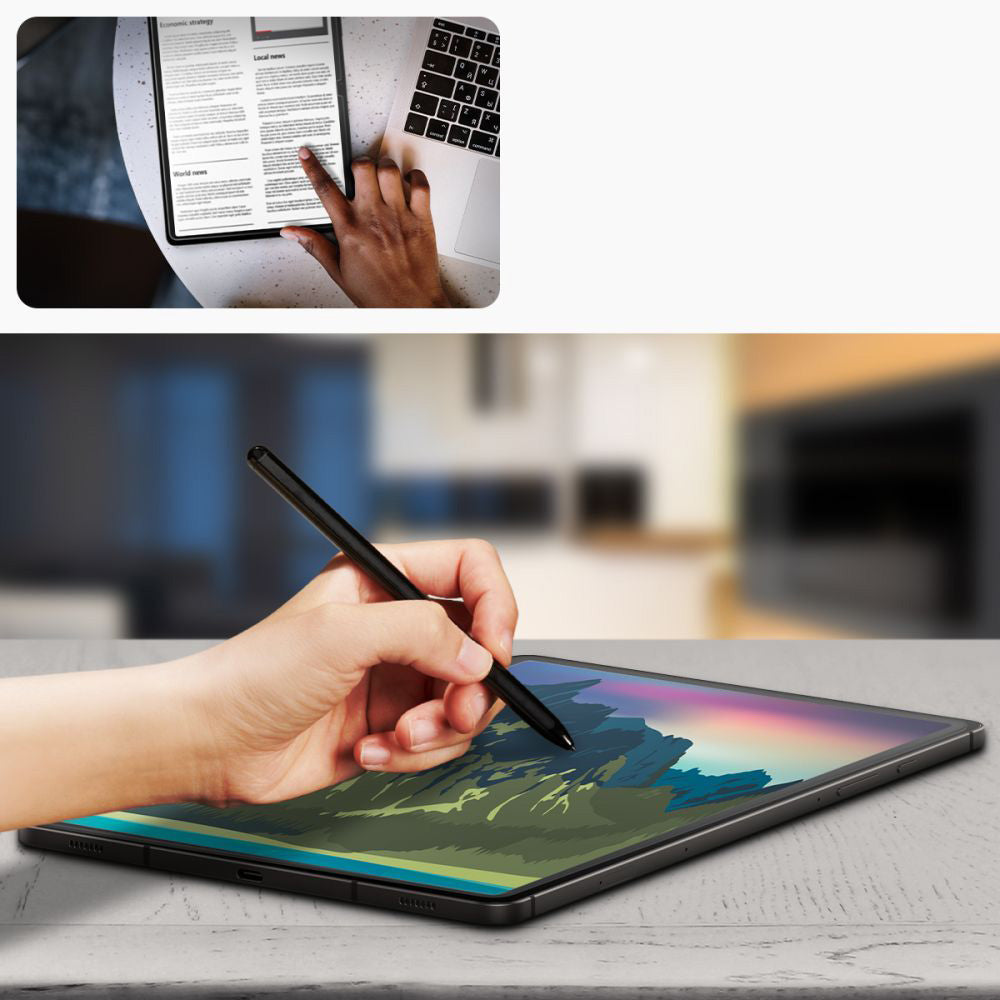 Glas für die Schutzhülle für Galaxy Tab S10 FE / S9 FE / S9, Spigen Glas.tR EZ Fit 1-Pack