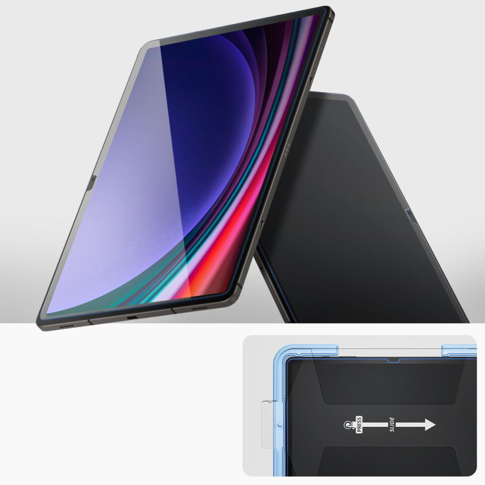 Glas für die Schutzhülle für Galaxy Tab S10 FE / S9 FE / S9, Spigen Glas.tR EZ Fit 1-Pack