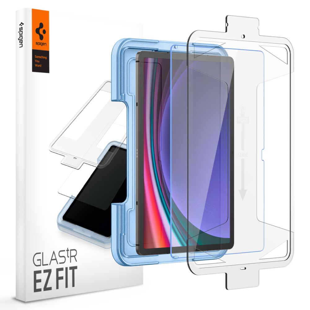 Glas für die Schutzhülle für Galaxy Tab S10 Plus / S9 FE Plus / S9 Plus, Spigen Glas.tR EZ Fit 1-Pack