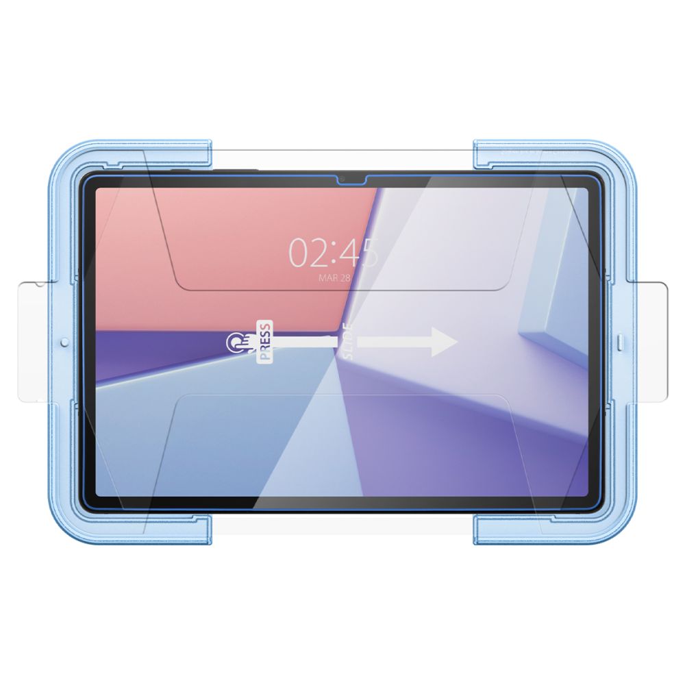 Glas für die Schutzhülle für Galaxy Tab S10 Plus / S9 FE Plus / S9 Plus, Spigen Glas.tR EZ Fit 1-Pack