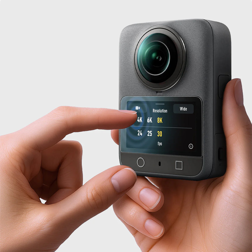Gehärtetes Glas für DJI Osmo 360, Spigen Glas.tR Slim 2-Pack, 2 Stück