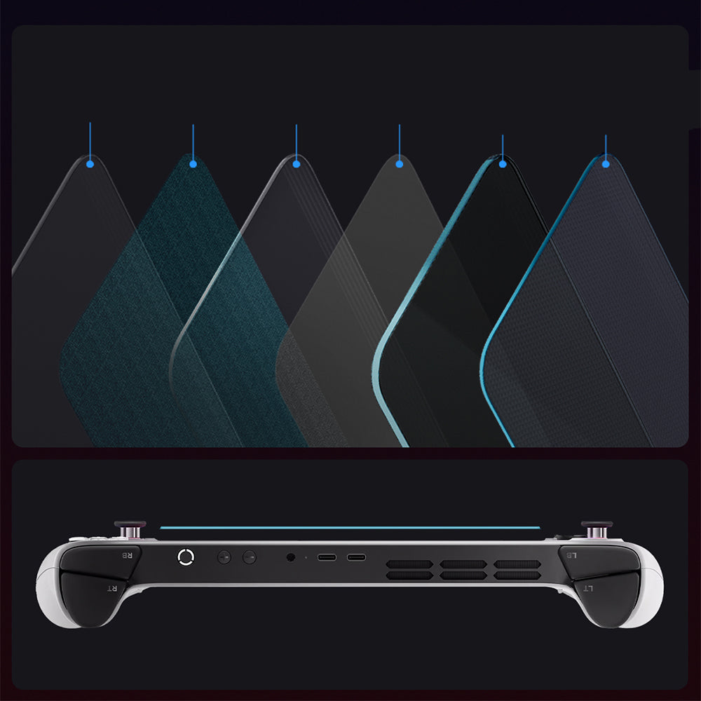 Glas für die Schutzhülle für Lenovo Legion Go S, Spigen Glas.tR Slim 2-Pack, Transparent