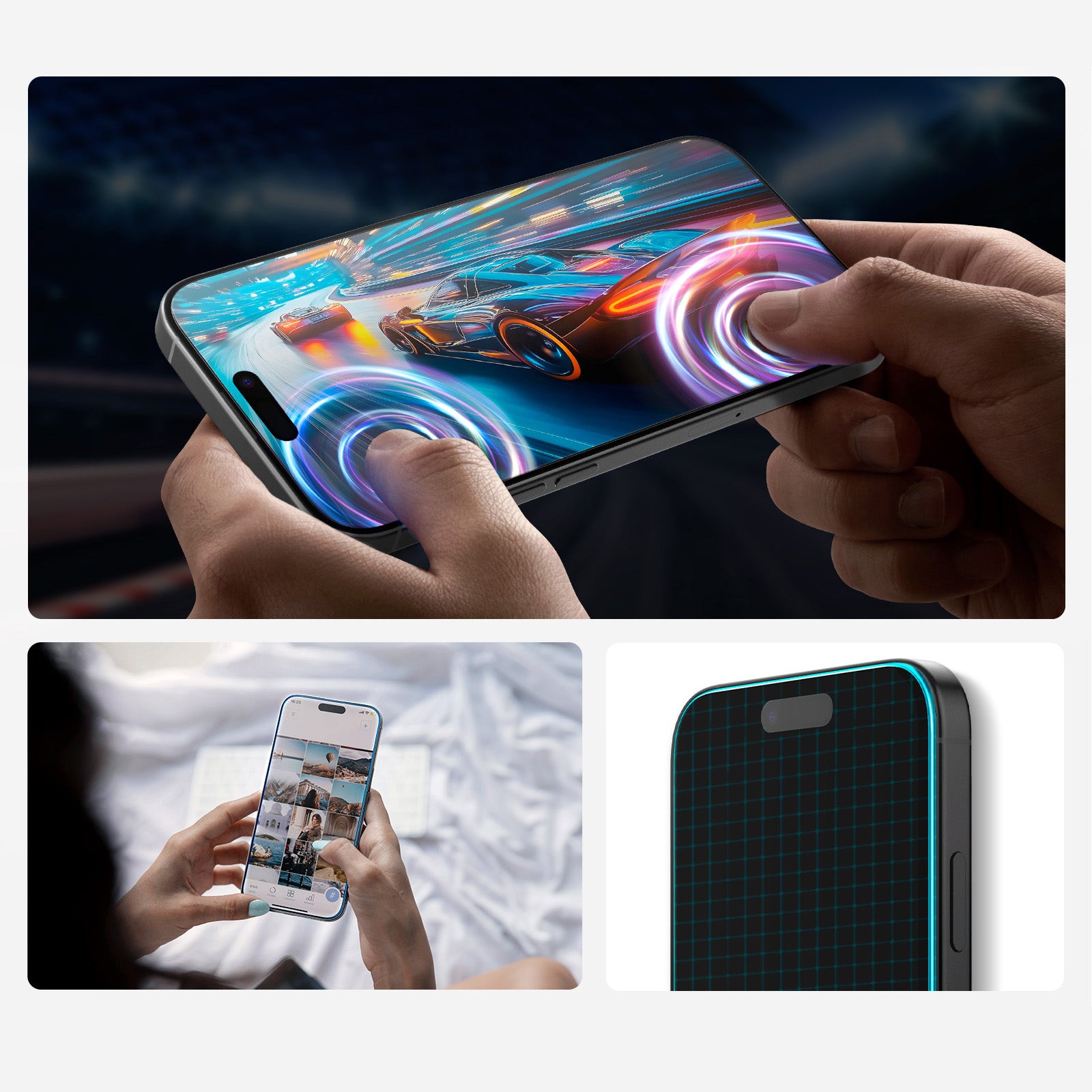 Glas für iPhone 17 Pro, Spigen Glas.tR AlignMaster S 3-Pack