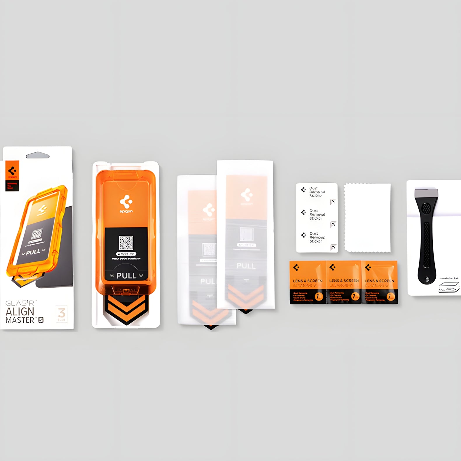 Glas für iPhone 17 Pro, Spigen Glas.tR AlignMaster S 3-Pack