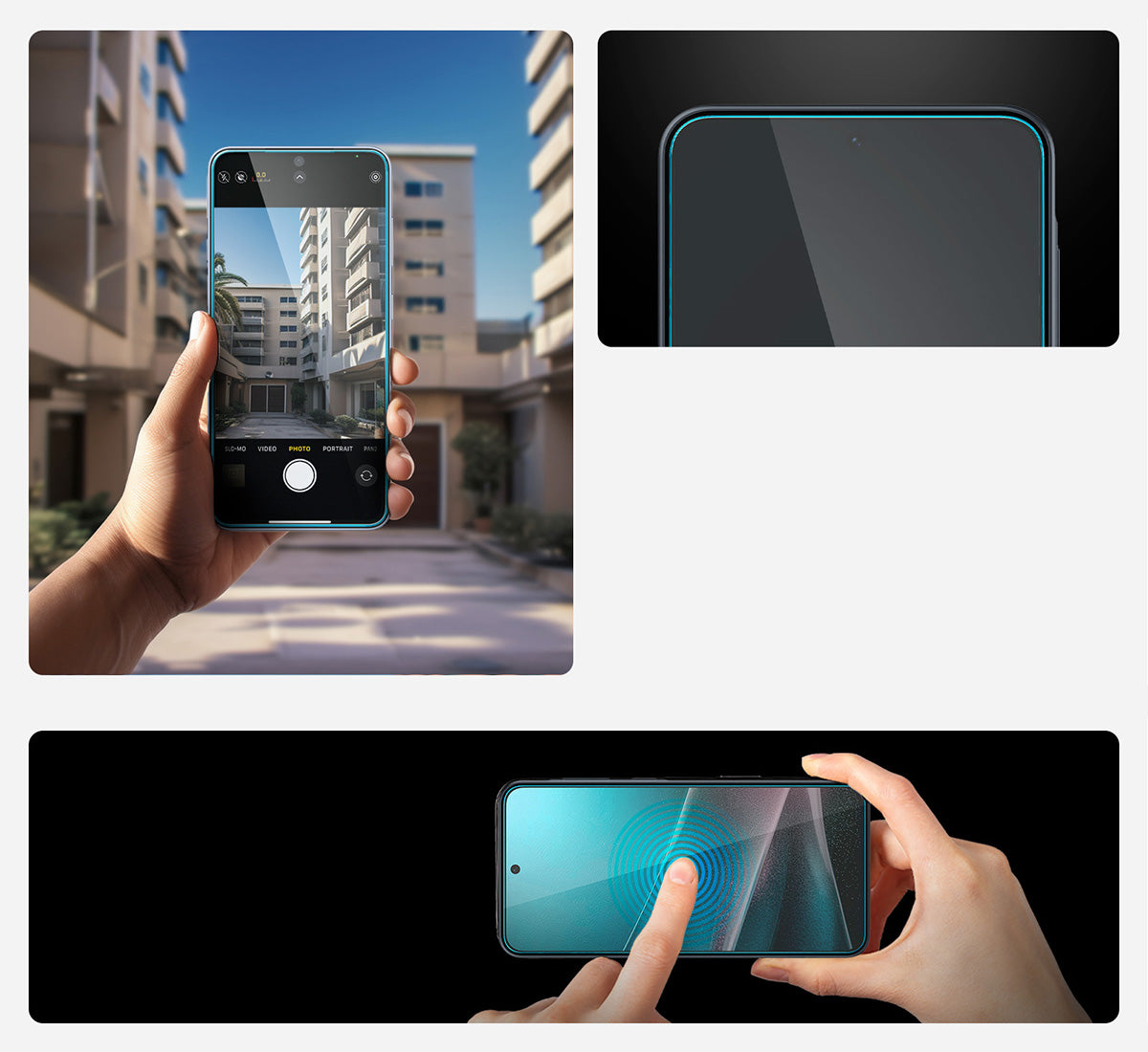 Glas + Applikator für Galaxy A37 5G / A36 5G, Spigen Glas.tR EZ Fit 1-Pack