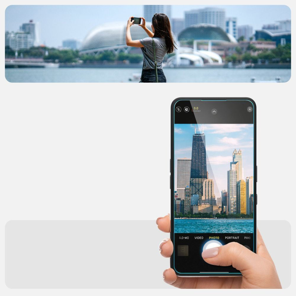 Glas + Applikator für Nothing Phone 3a / 3a Pro, Spigen Glas.tR EZ Fit 1-Pack