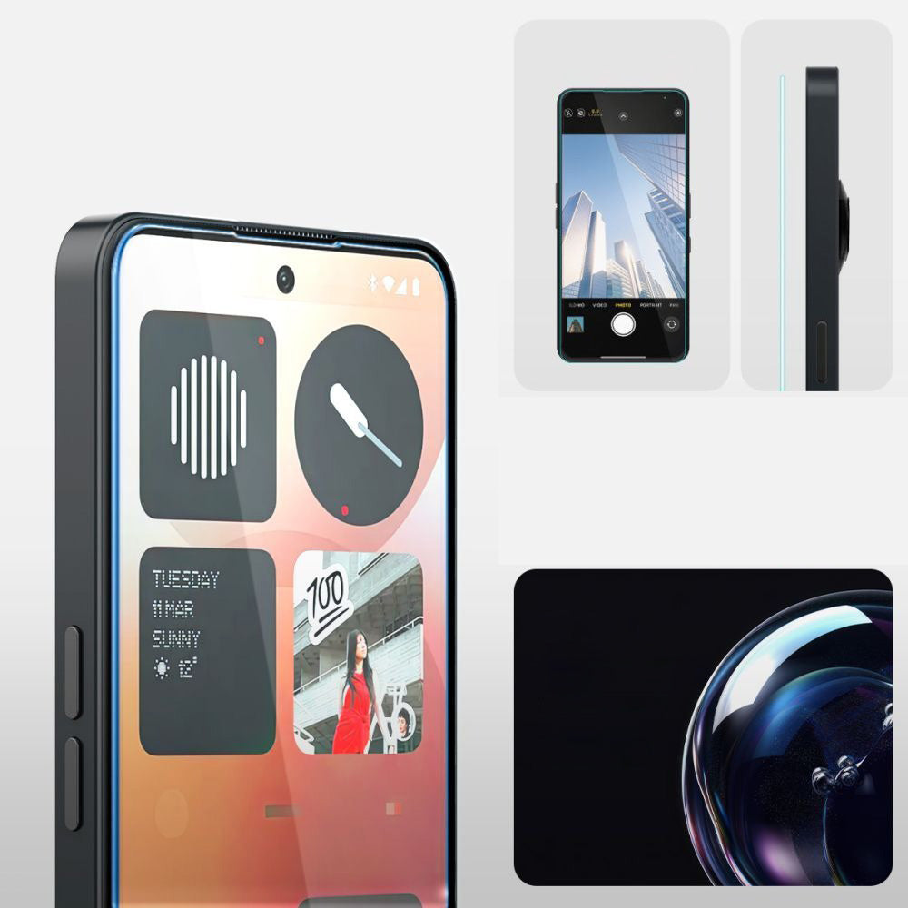Glas + Applikator für Nothing Phone 3a / 3a Pro, Spigen Glas.tR EZ Fit 1-Pack