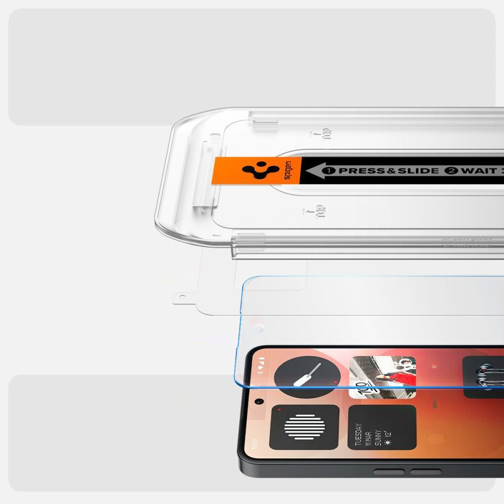 Glas + Applikator für Nothing Phone 3a / 3a Pro, Spigen Glas.tR EZ Fit 1-Pack