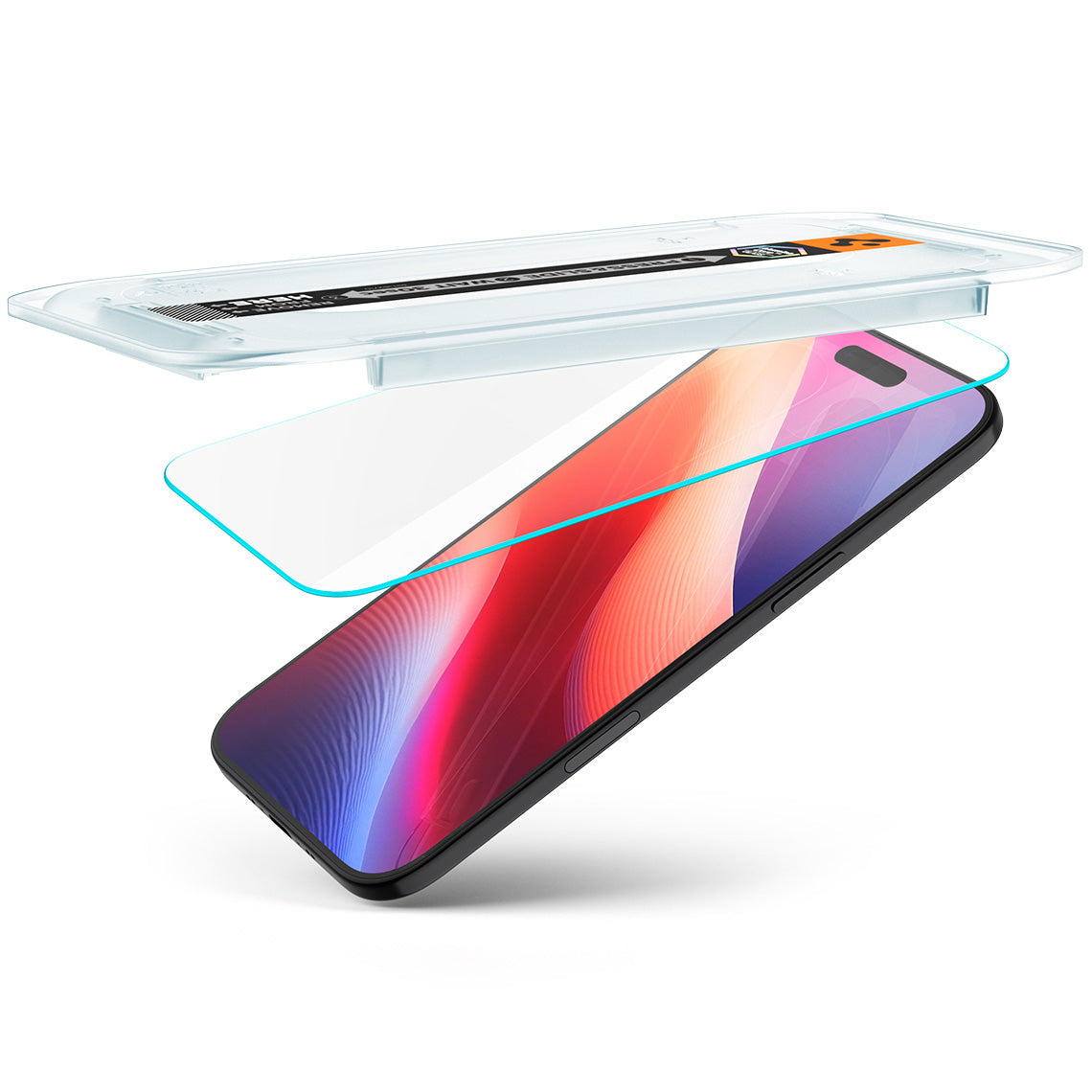 Glas + Applikator für iPhone Air, Spigen Glas.tR EZ Fit 2-Pack (AC)