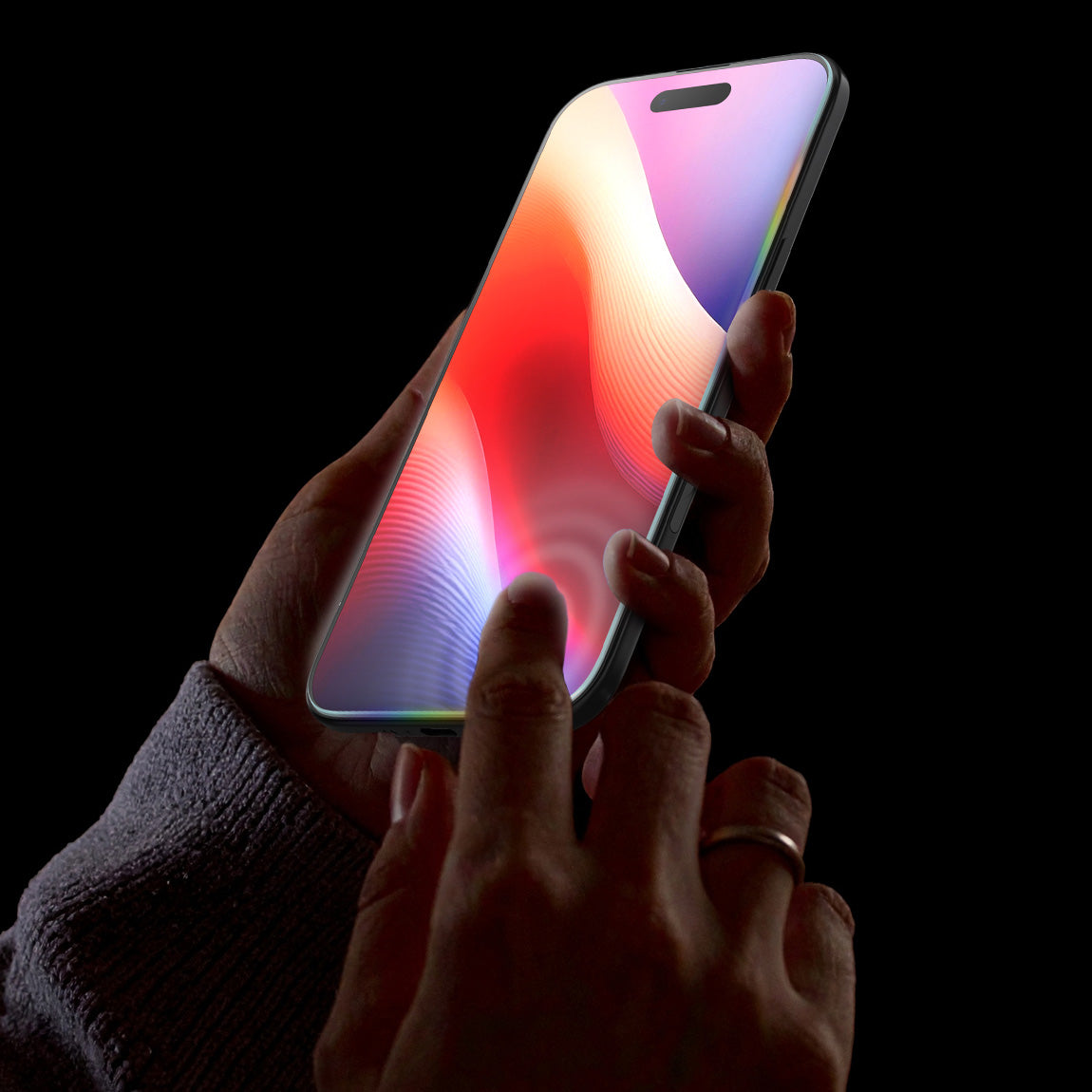 Glas + Applikator für iPhone Air, Spigen Glas.tR EZ Fit 2-Pack (AC)
