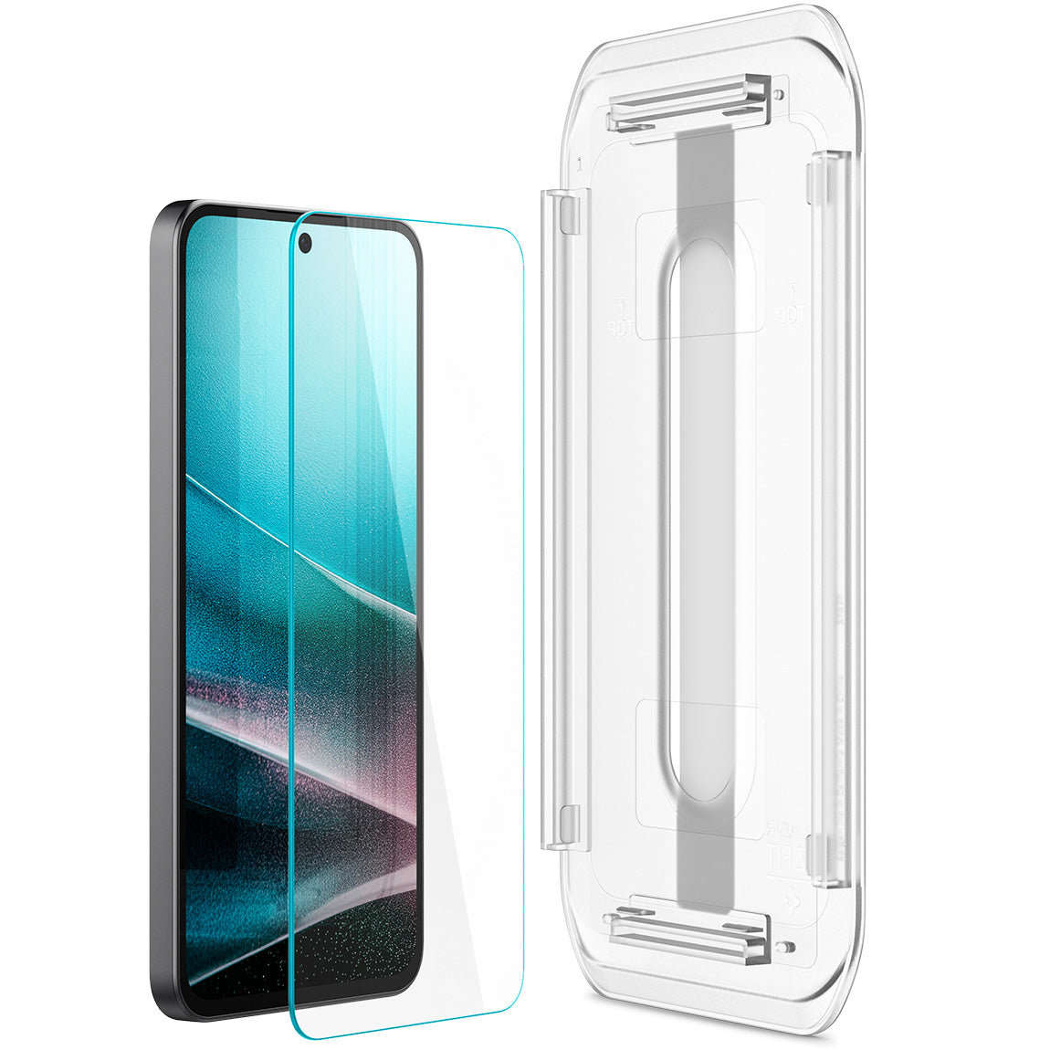 Glas + Applikator für Galaxy A37 5G / A36 5G, Spigen Glas.tR EZ Fit 2-Pack