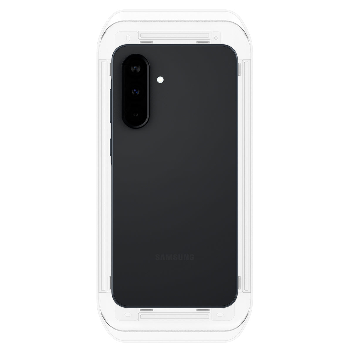 Glas + Applikator für Galaxy A37 5G / A36 5G, Spigen Glas.tR EZ Fit 2-Pack