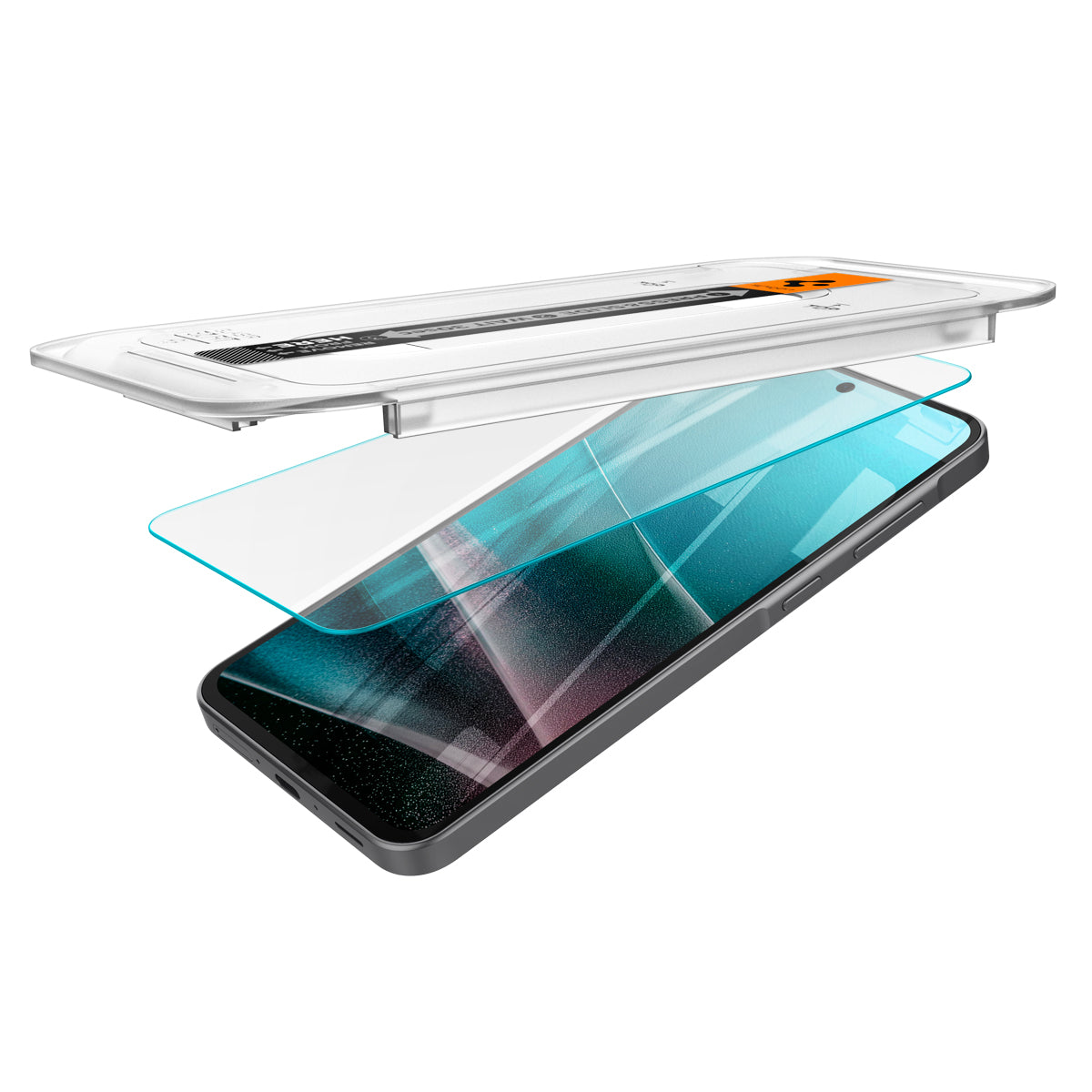 Glas + Applikator für Galaxy A37 5G / A36 5G, Spigen Glas.tR EZ Fit 2-Pack