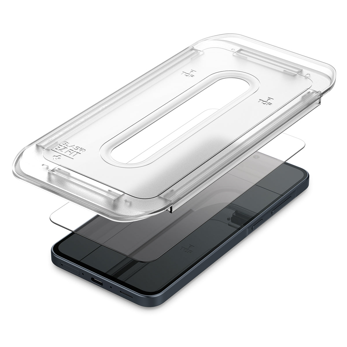 Glas + Applikator für Galaxy A37 5G / A36 5G, Spigen Glas.tR EZ Fit 2-Pack