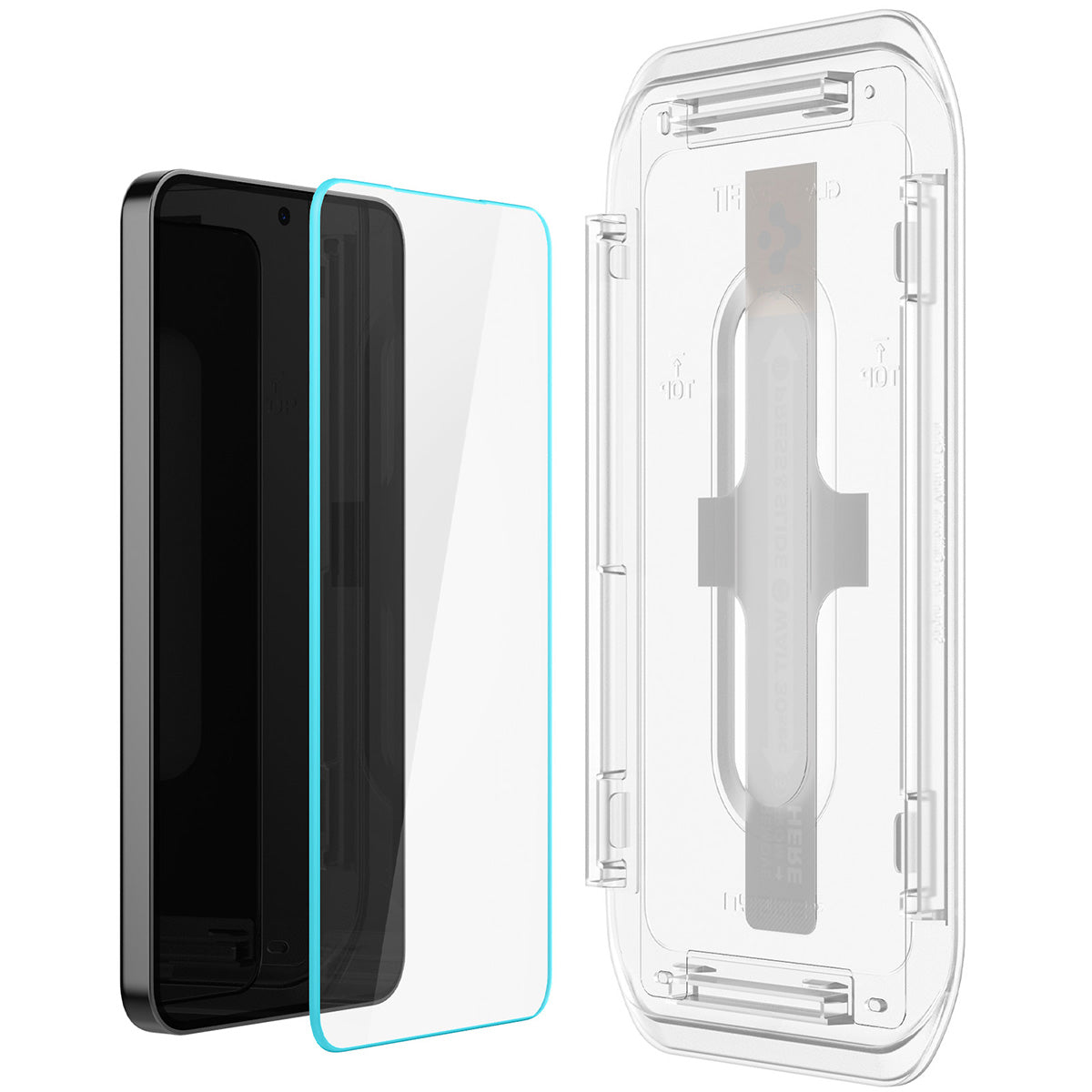 Glas + Applikator für Galaxy S25 Plus / S24 Plus, Spigen Glas.tR EZ Fit 2-Pack