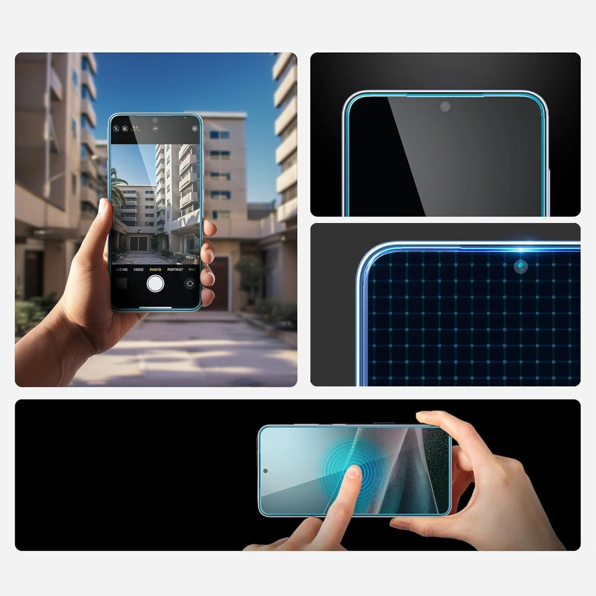 Glas + Applikator für Galaxy S25 Plus / S24 Plus, Spigen Glas.tR EZ Fit 2-Pack
