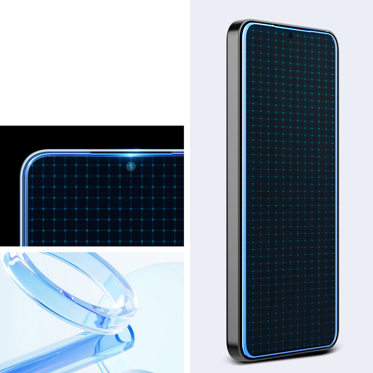 Glas + Applikator für Galaxy S25 Plus / S24 Plus, Spigen Glas.tR EZ Fit 2-Pack
