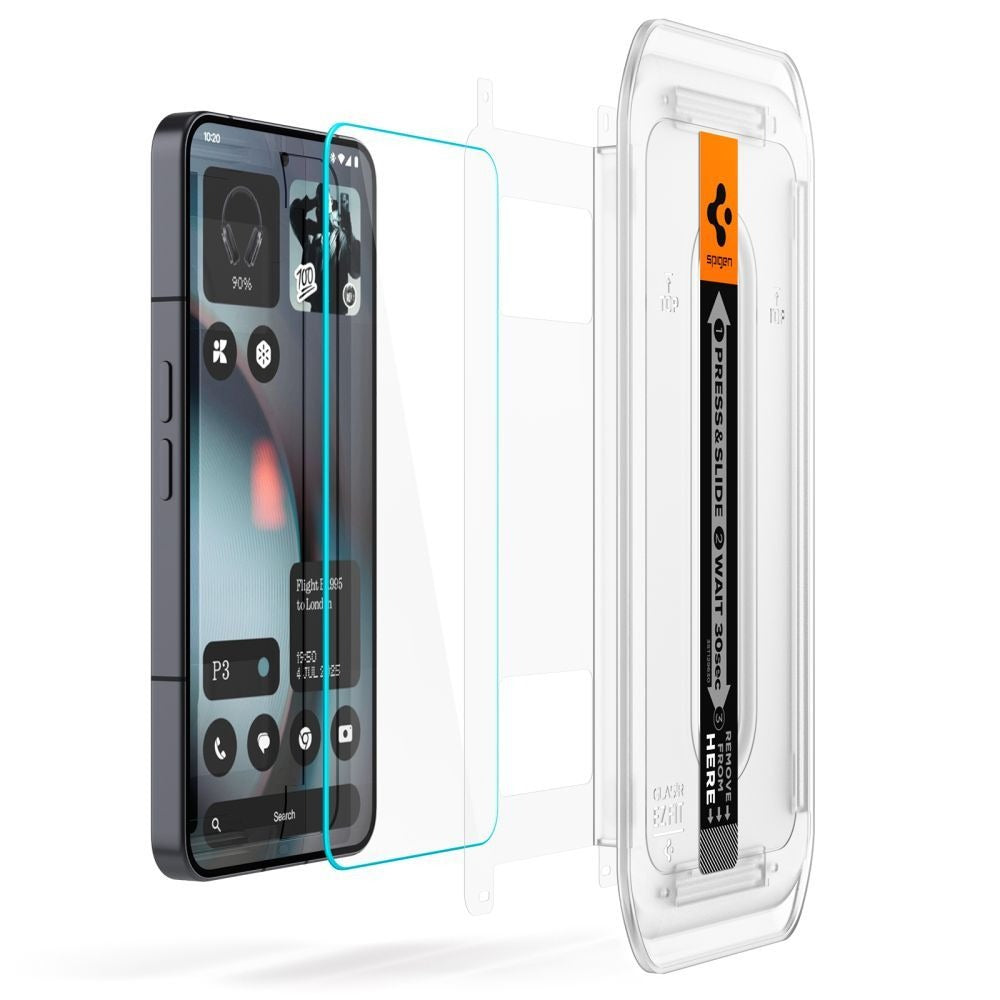 Glas + Applikator für Nothing Phone 3, Spigen Glas.tR EZ Fit 2-Pack