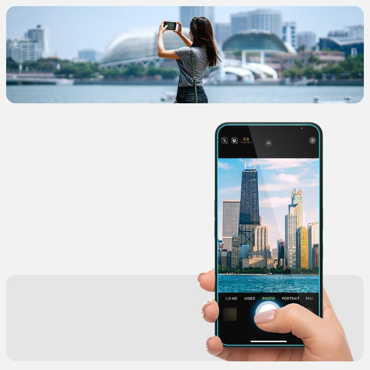 Glas + Applikator für Nothing Phone 3, Spigen Glas.tR EZ Fit 2-Pack